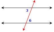 alternate interior angles