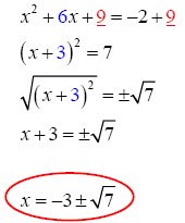 completing the square