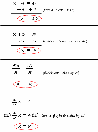 The Math Property of Equality - Equals