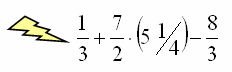 Rules of fractions